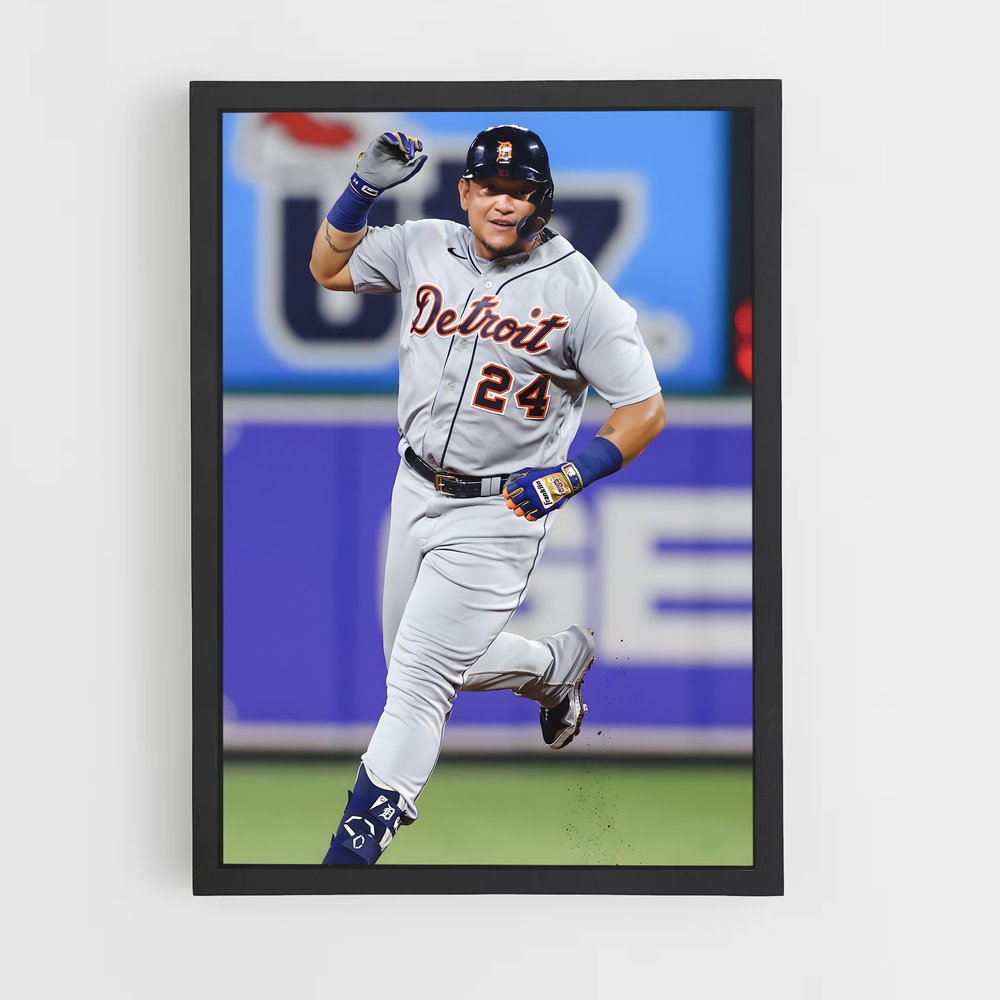 Poster La Course de Miguel – affiche Baseball (vue 2)